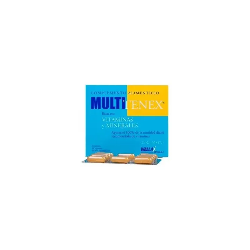 Multitenex 40cap - wallax farma | Farmacia Barata