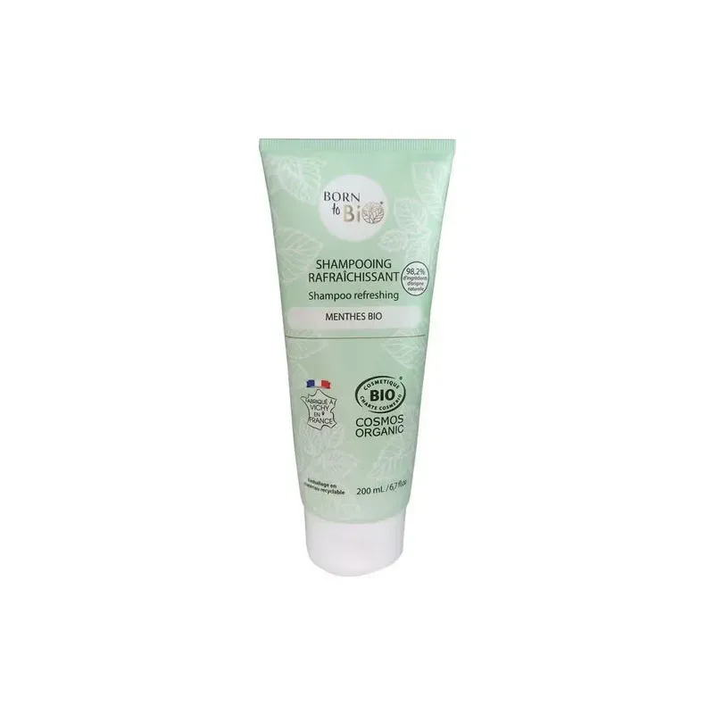 Born to bio shampoo refreshing greasy hair 200ml | Farmacia Barata Born to bio shampoo refreshing greasy hair 200ml | Farmacia Barata