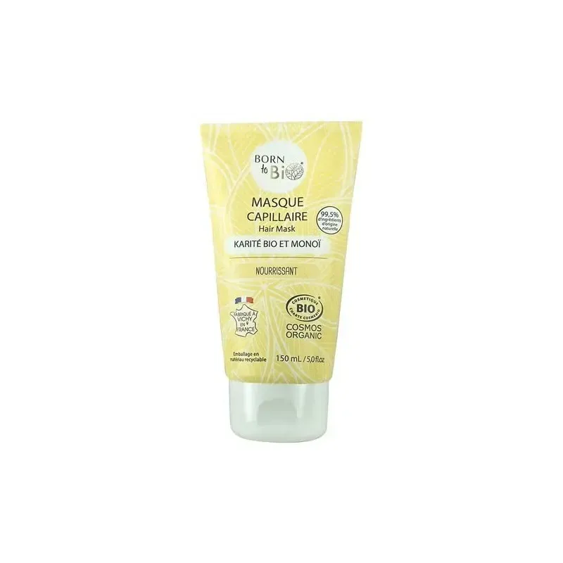 Born to bio mascarilla capilar karite y monoi bio 150ml | Farmacia Barata
