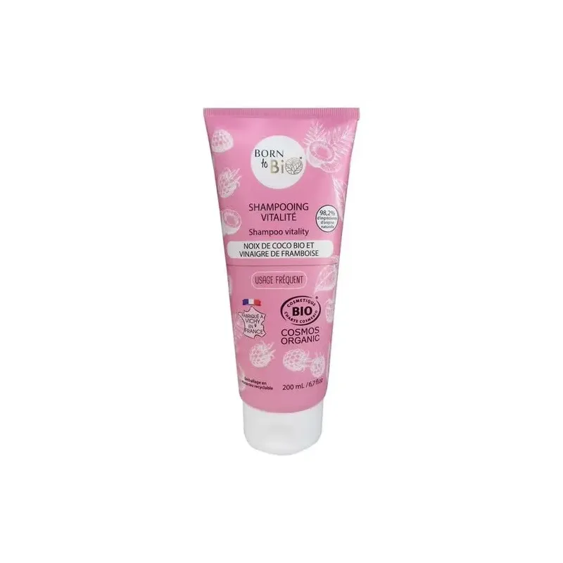 Champu vitality coco y vinagre de frambuesa 200ml. bio | Farmacia Barata Champu vitality coco y vinagre de frambuesa 200ml. bio | Farmacia Barata