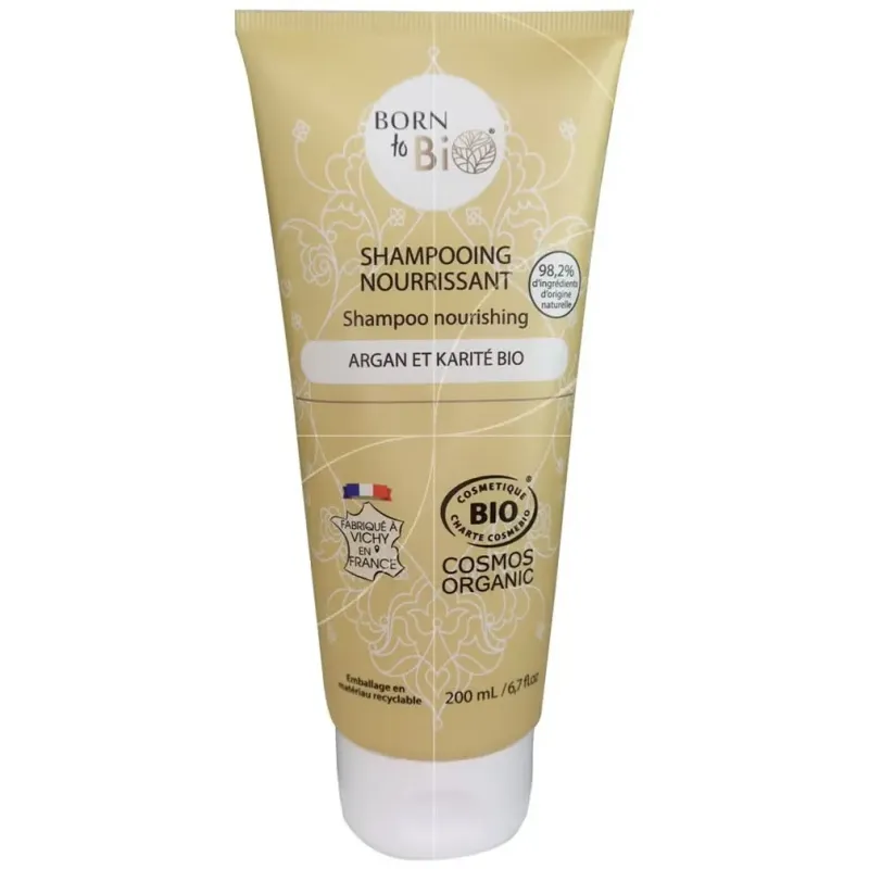 Born to bio champu nutritivo argan y karite bio 200ml | Farmacia Barata