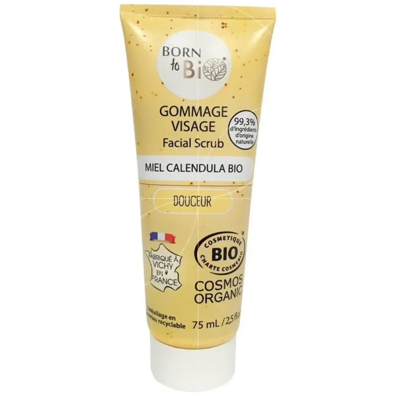 Born to bio exfoliante facial piel sensible bio 75ml | Farmacia Barata Born to bio exfoliante facial piel sensible bio 75ml | Farmacia Barata