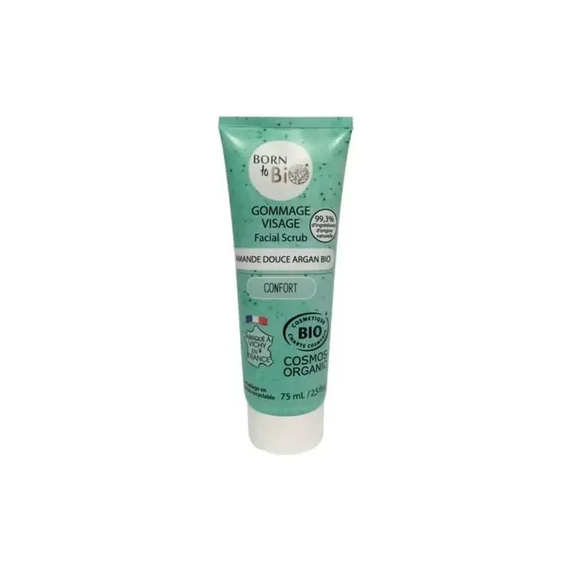 Born to bio exfoliante facial piel normal bio 75ml | Farmacia Barata Born to bio exfoliante facial piel normal bio 75ml | Farmacia Barata