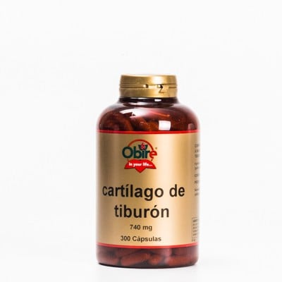 Obire Cartílago de Tiburón 740 mg, 300 Caps.