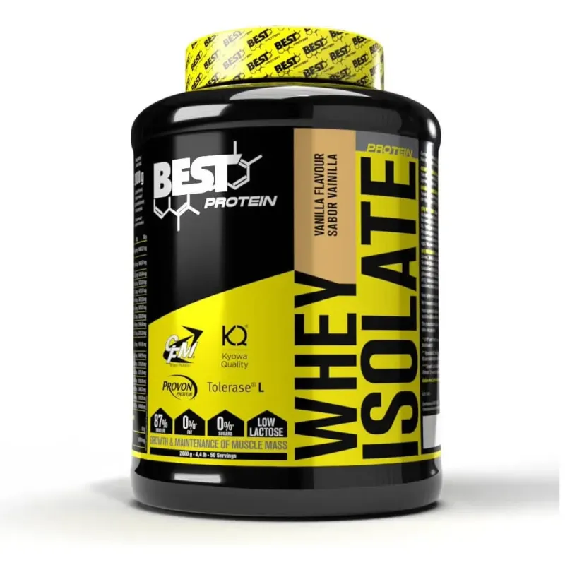 Best protein whey isolate vainilla 2000g | Farmacia Barata