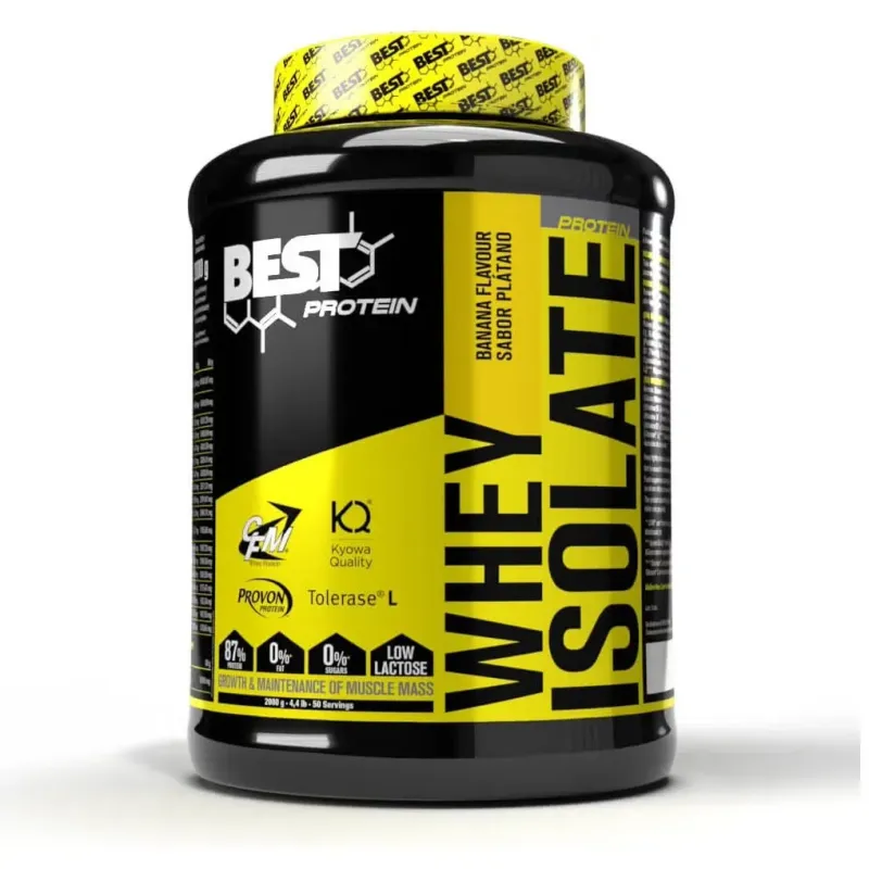 Best protein whey isolate plátano 2000g | Farmacia Barata