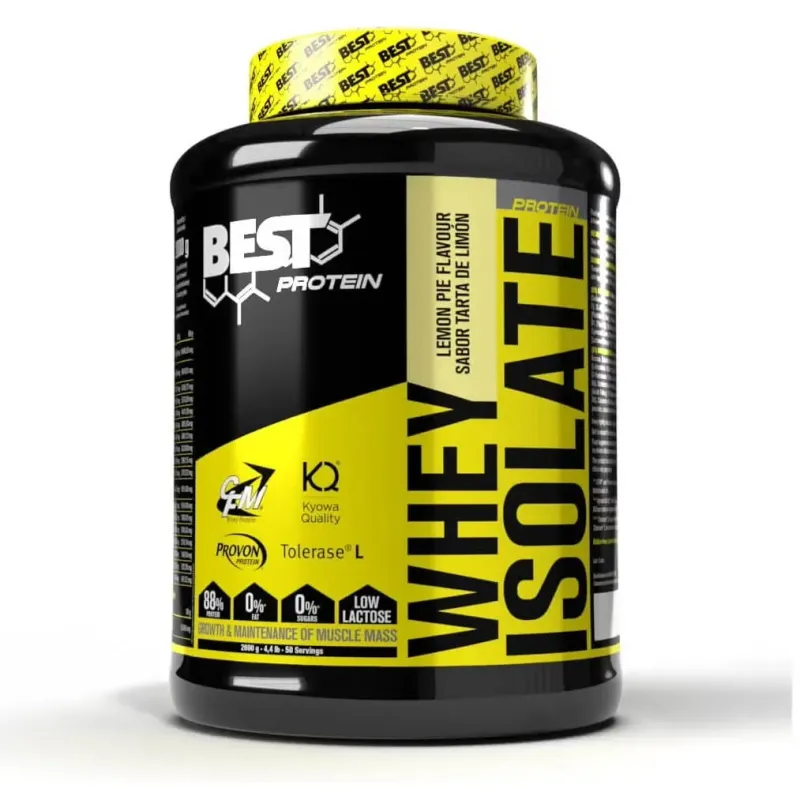 Best protein whey isolate tarta de limón 2000g | Farmacia Barata