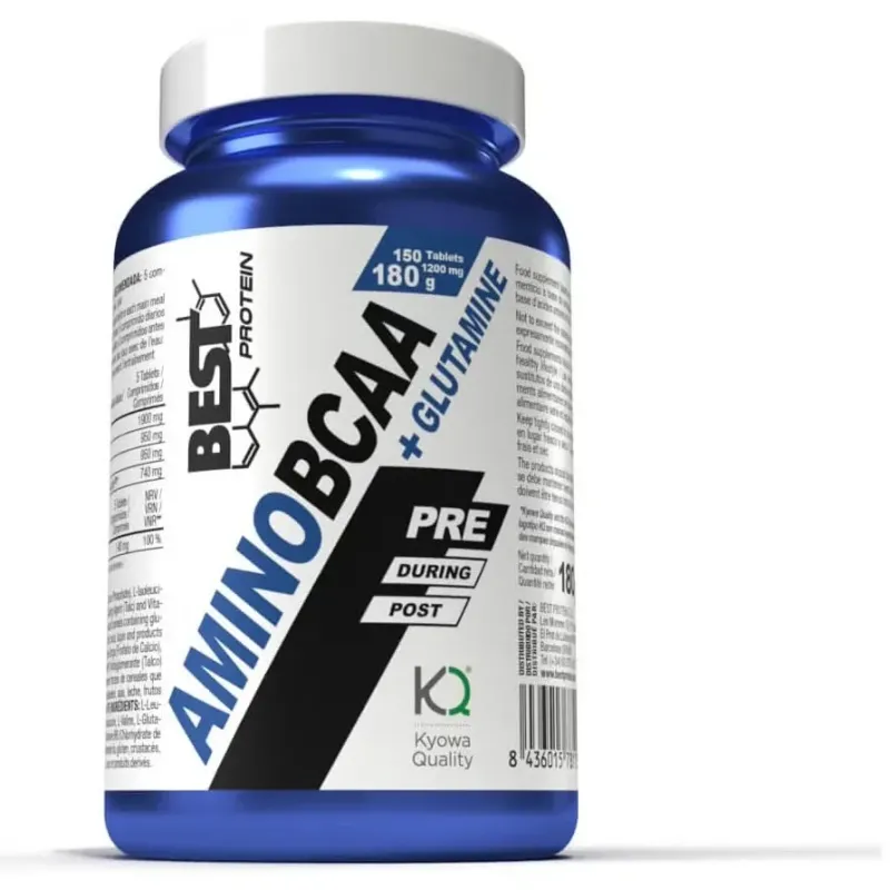 Best protein amino bcaa + glutamine 150comp | Farmacia Barata Best protein amino bcaa + glutamine 150comp | Farmacia Barata