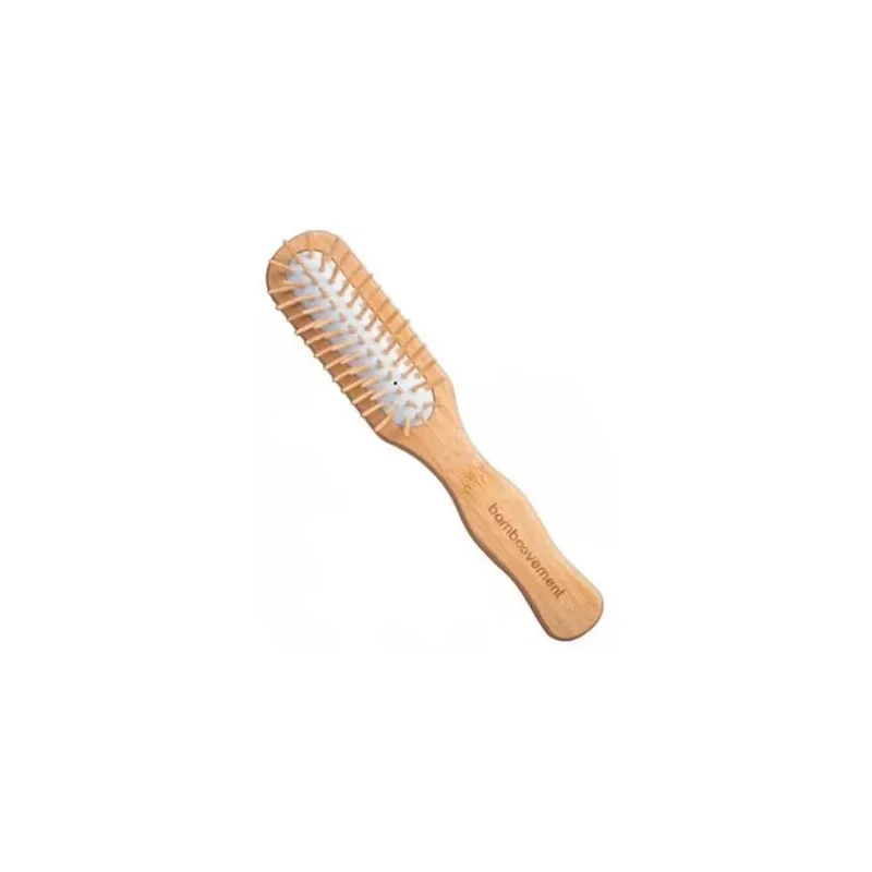 Bamboovement cepillo pelo bambú alargado 1ud | Farmacia Barata
