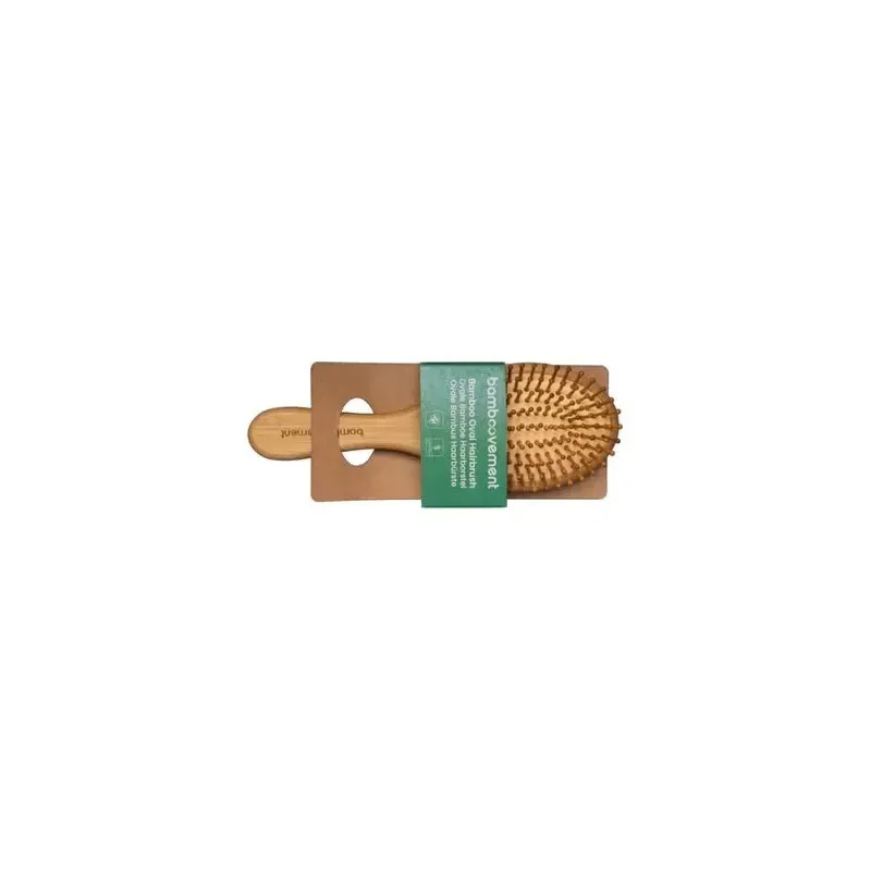 Bamboovement cepillo pelo bambú ovalado 1ud | Farmacia Barata