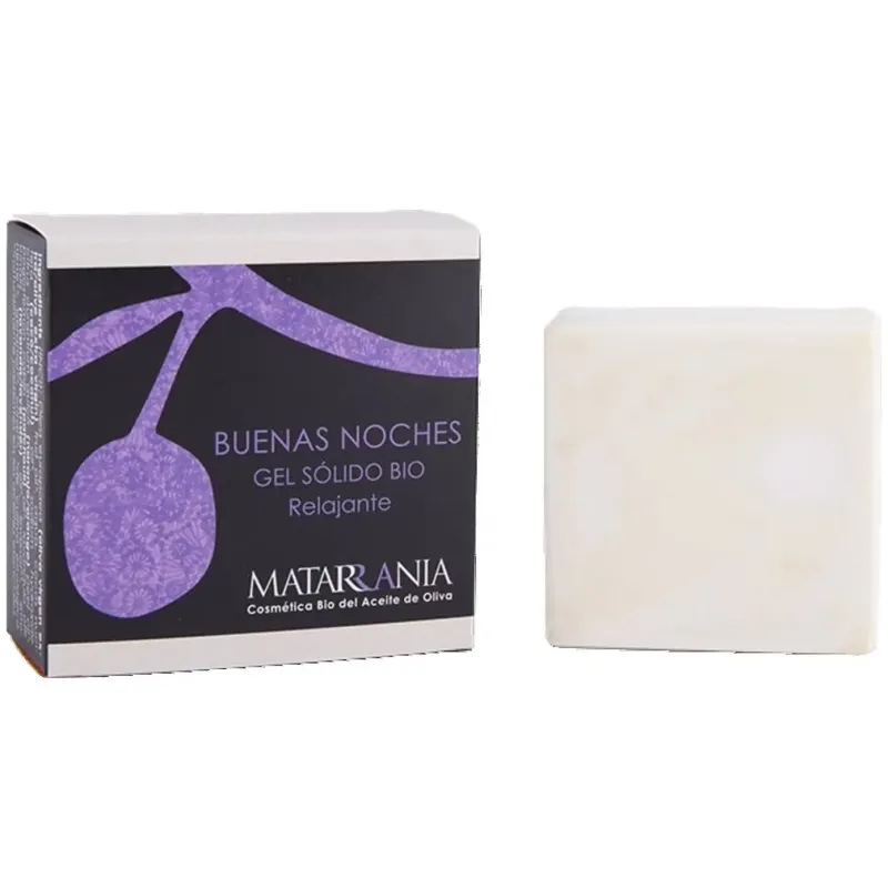 Matarrania buenas noches gel ducha sólido bio 120g | Farmacia Barata