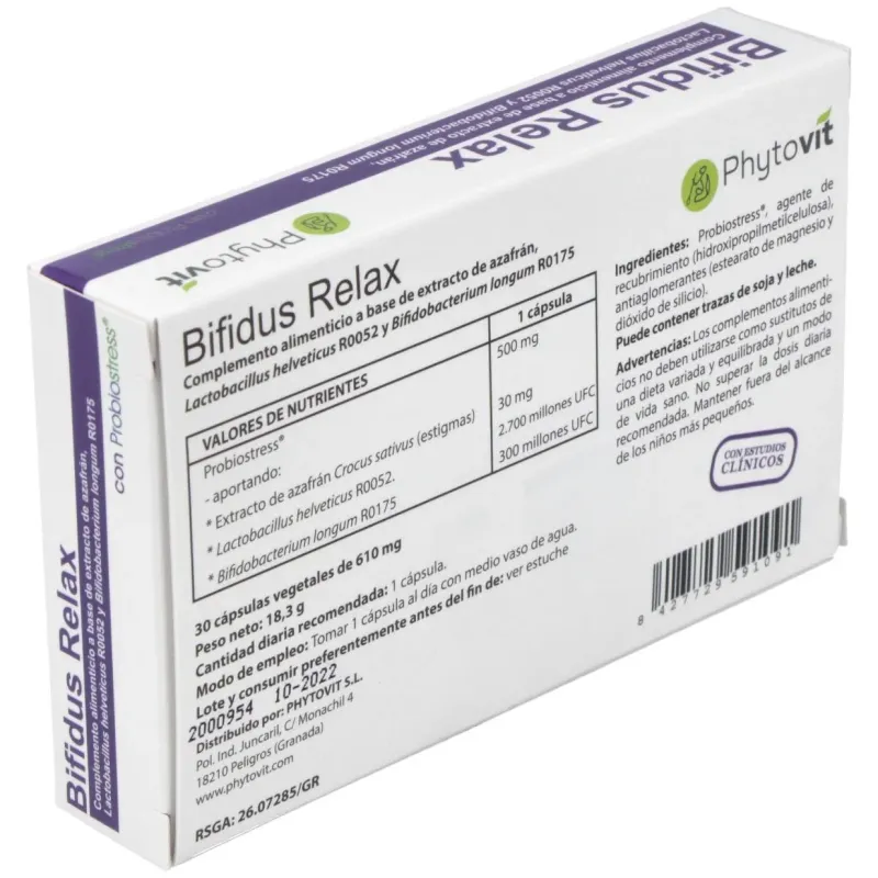 Bifidus relax 30cap. | Farmacia Barata