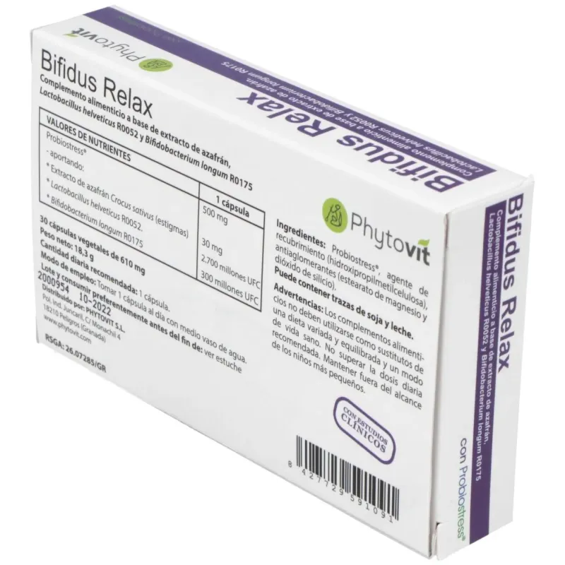Bifidus relax 30cap. | Farmacia Barata