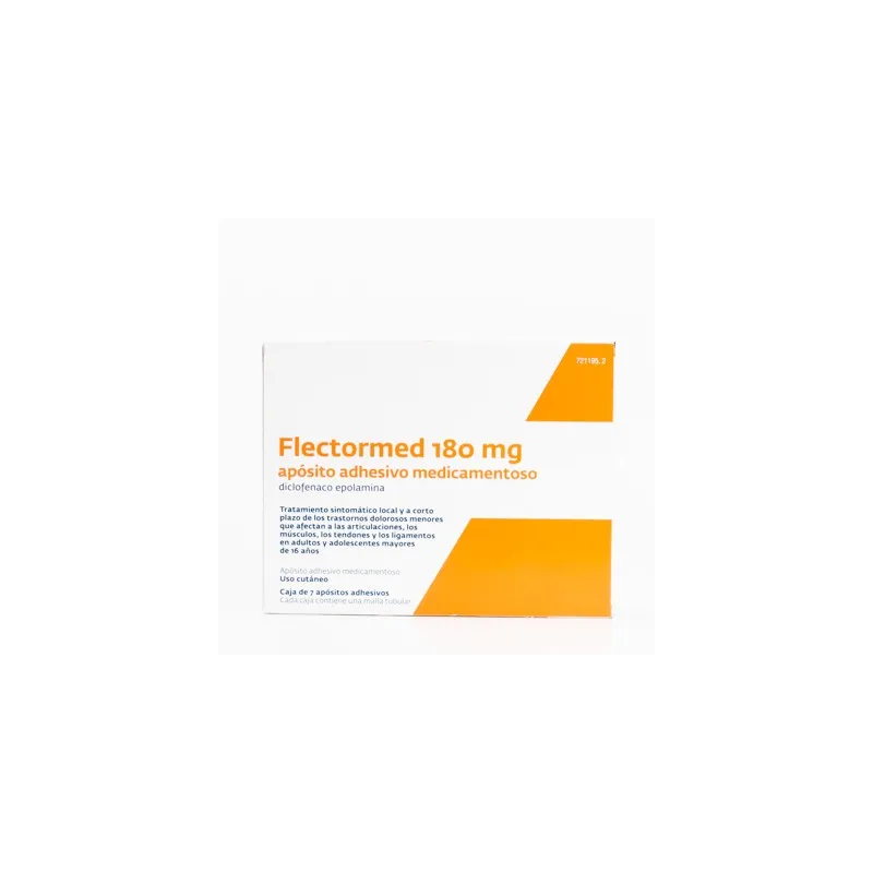 Flectormed 180 mg, 7 apósitos adhesivos medicamentosos Flectormed 180 mg, 7 apósitos adhesivos medicamentosos