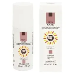 Simildiet sun care spf50+ protector solar amplio espectro 50ml