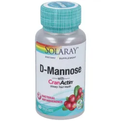Solaray D-Mannose/Cranactin, 60 cápsulas