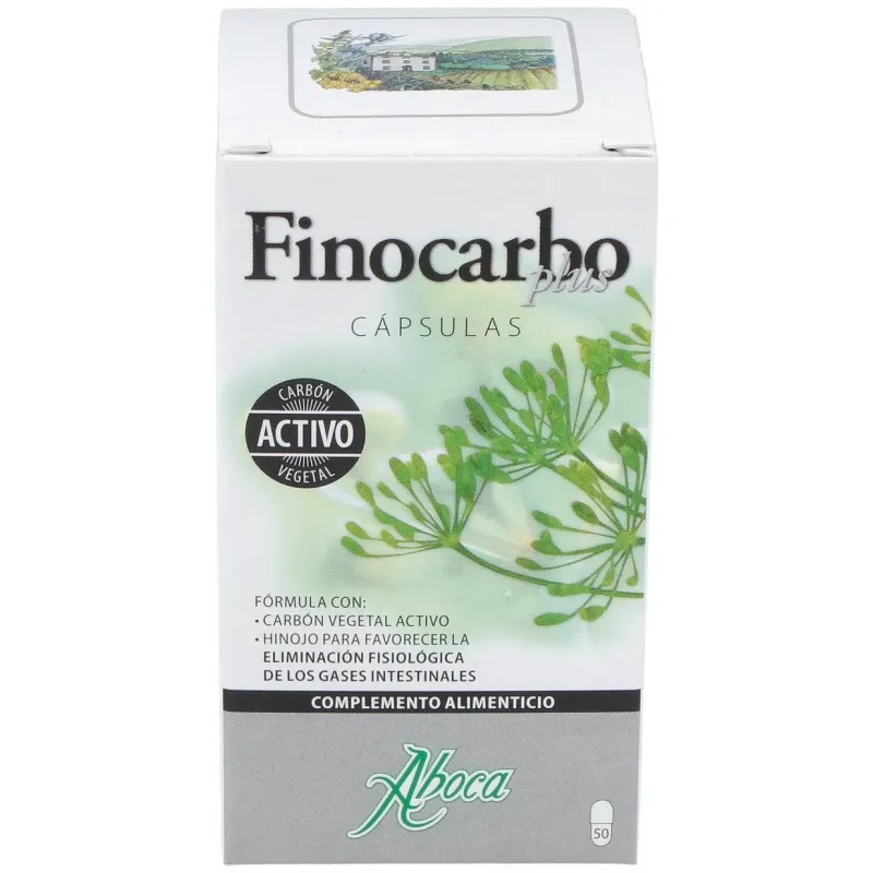 Finocarbo plus 50cap. | Farmacia Barata