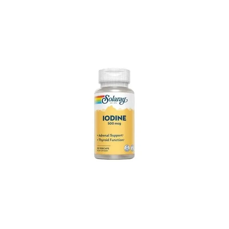 Solaray iodine 500mcg 30caps | Farmacia Barata
