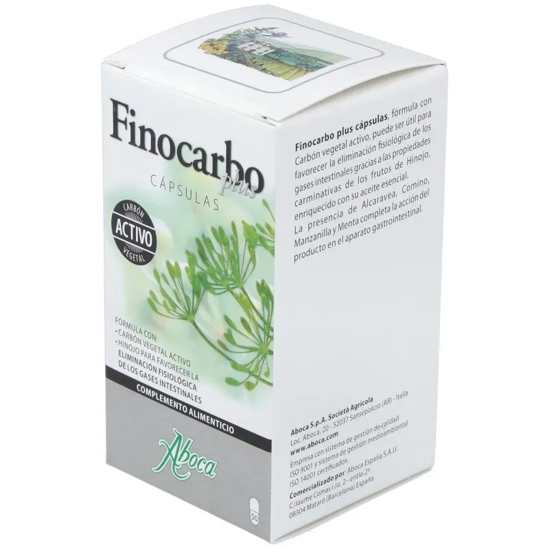 Finocarbo plus 50cap. | Farmacia Barata