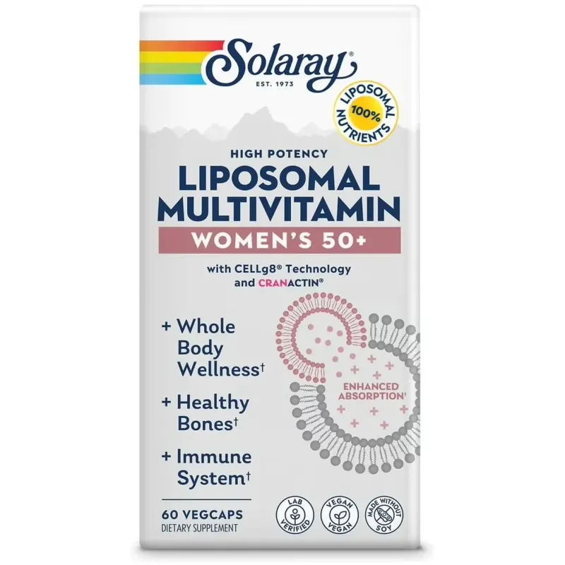 Solaray liposomal multivitamin mujer +50 60caps | Farmacia Barata Solaray liposomal multivitamin mujer +50 60caps | Farmacia Barata