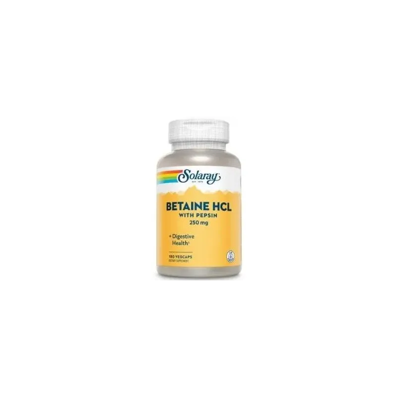 Betaine hci 250mg 180vcap. | Farmacia Barata