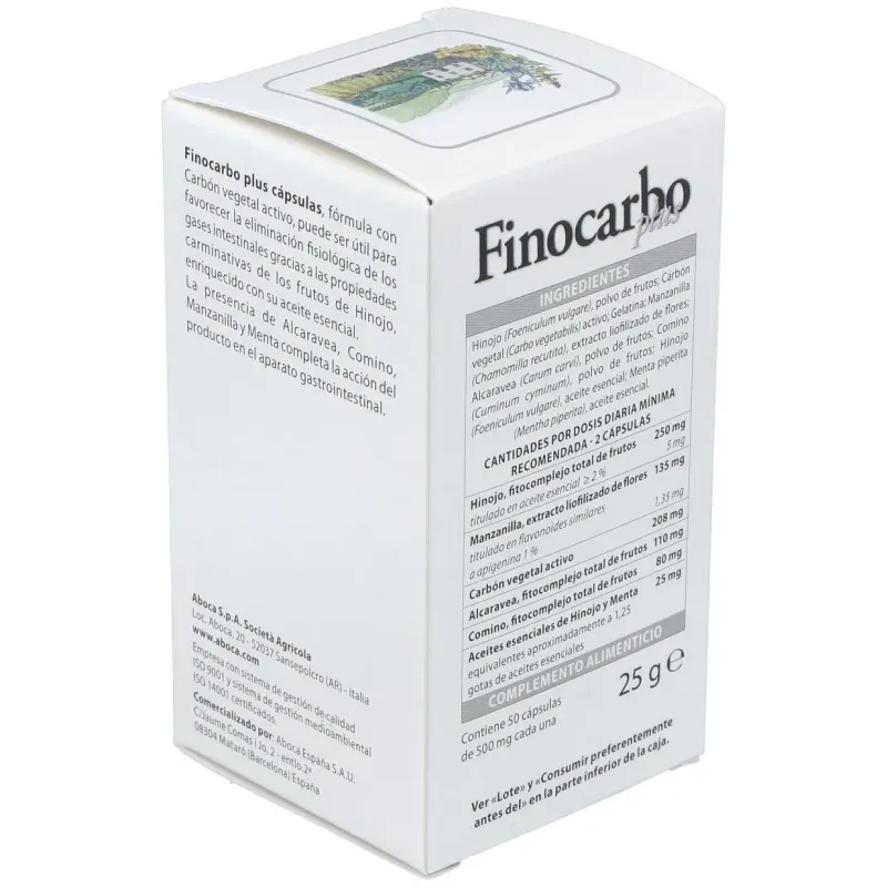 Finocarbo plus 50cap. | Farmacia Barata