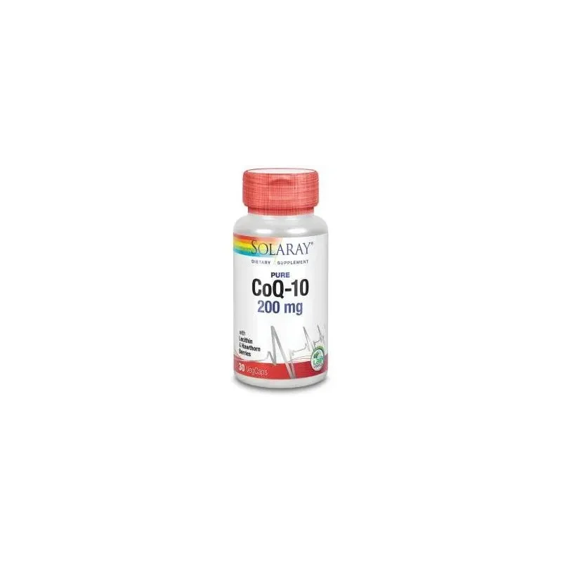 Solaray pure coq10 200mg 30caps | Farmacia Barata
