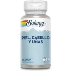Solaray piel cabello y uñas 60caps