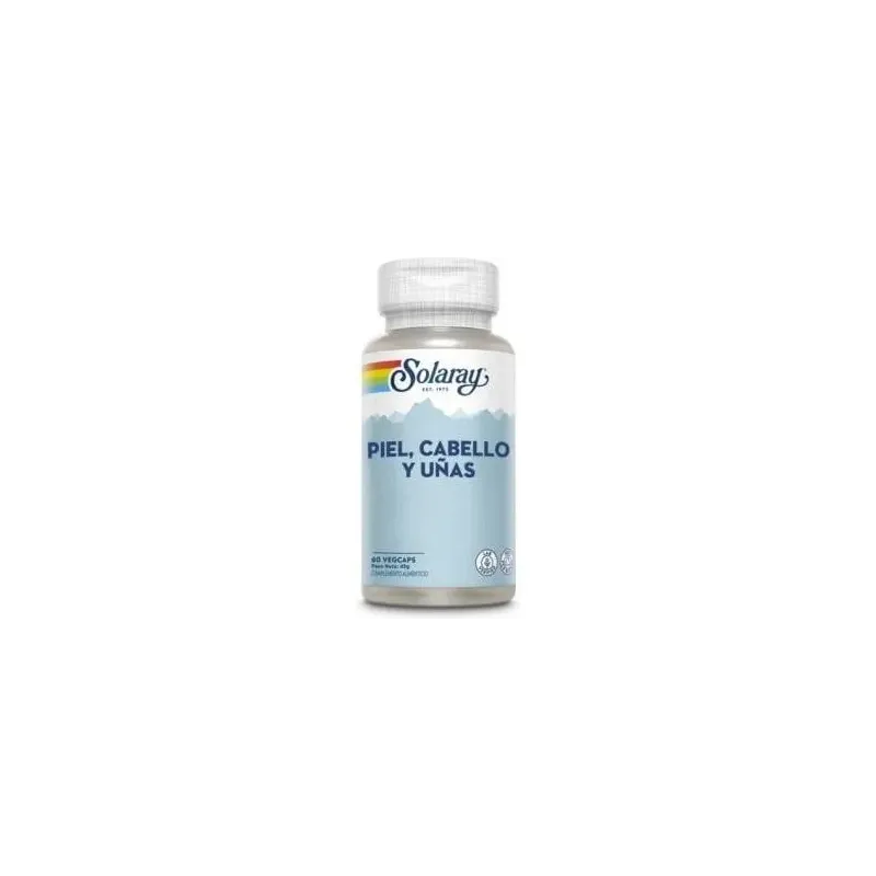 Solaray piel cabello y uñas 60caps | Farmacia Barata Solaray piel cabello y uñas 60caps | Farmacia Barata