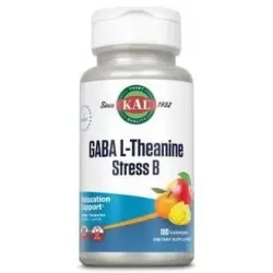 Solaray Kal New GABA Ltheanine Stress B, 100 comprimidos
