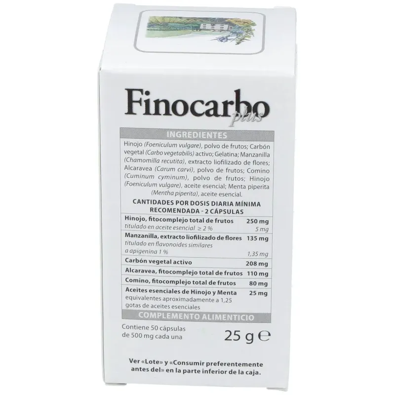 Finocarbo plus 50cap. | Farmacia Barata