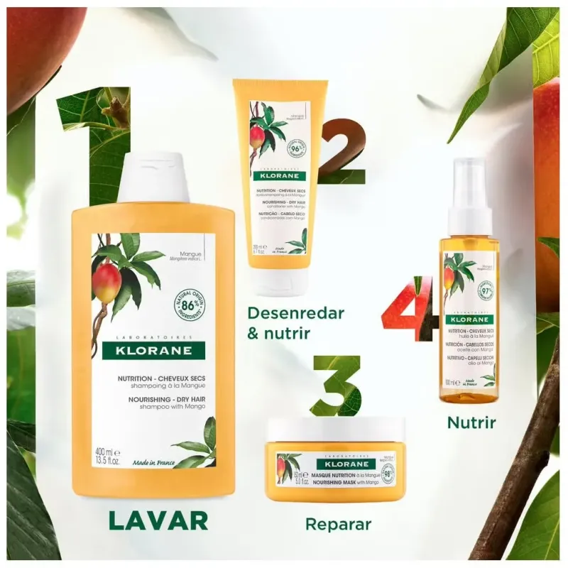 Klorane champú al mango 200ml | Farmacia Barata Klorane champú al mango 200ml | Farmacia Barata