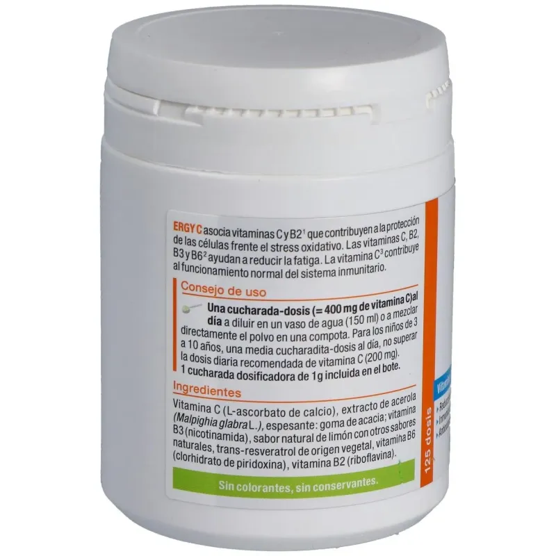 Ergy-c polvo 125gr. | Farmacia Barata Ergy-c polvo 125gr. | Farmacia Barata