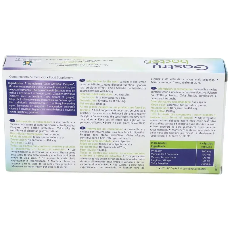 Tegor gastrybacter 40caps | Farmacia Barata