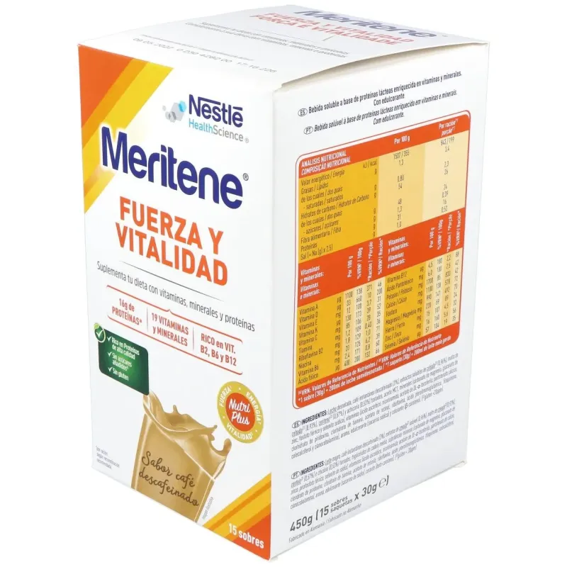 Meritene batido cafe descafeinado 15sbrs. 2 | Farmacia Barata Meritene batido cafe descafeinado 15sbrs. 2 | Farmacia Barata
