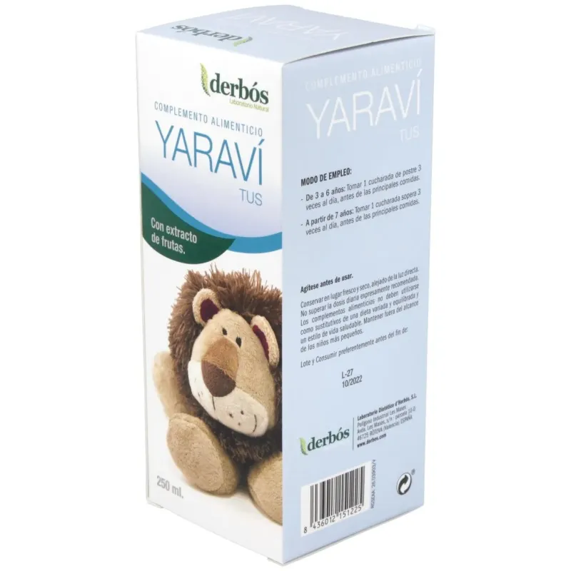 Yaravi baby tus jarabe 250ml. 2 | Farmacia Barata