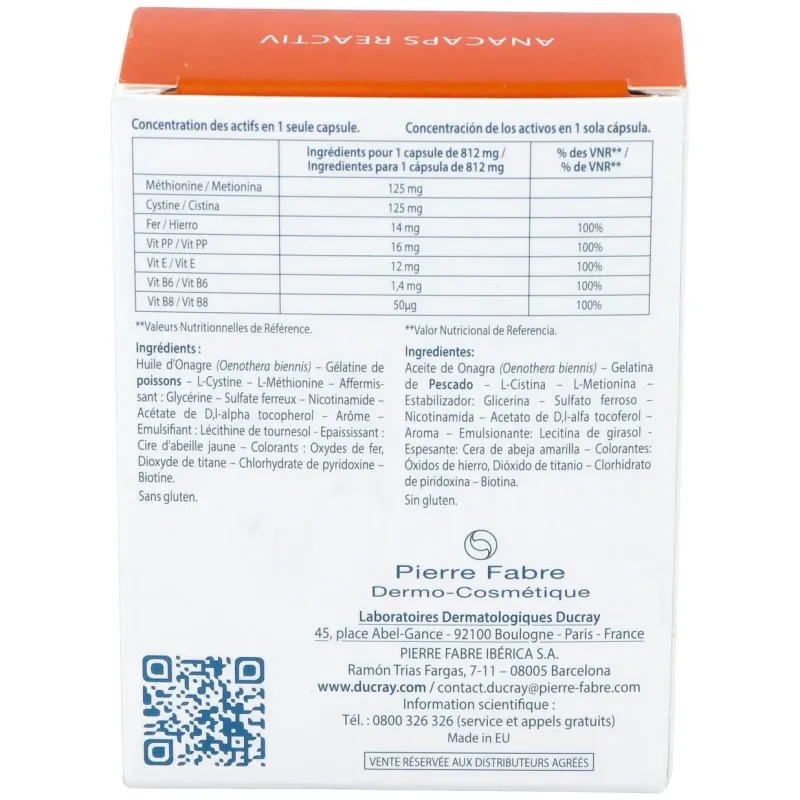 Anacaps reactiv 30cap. | Farmacia Barata