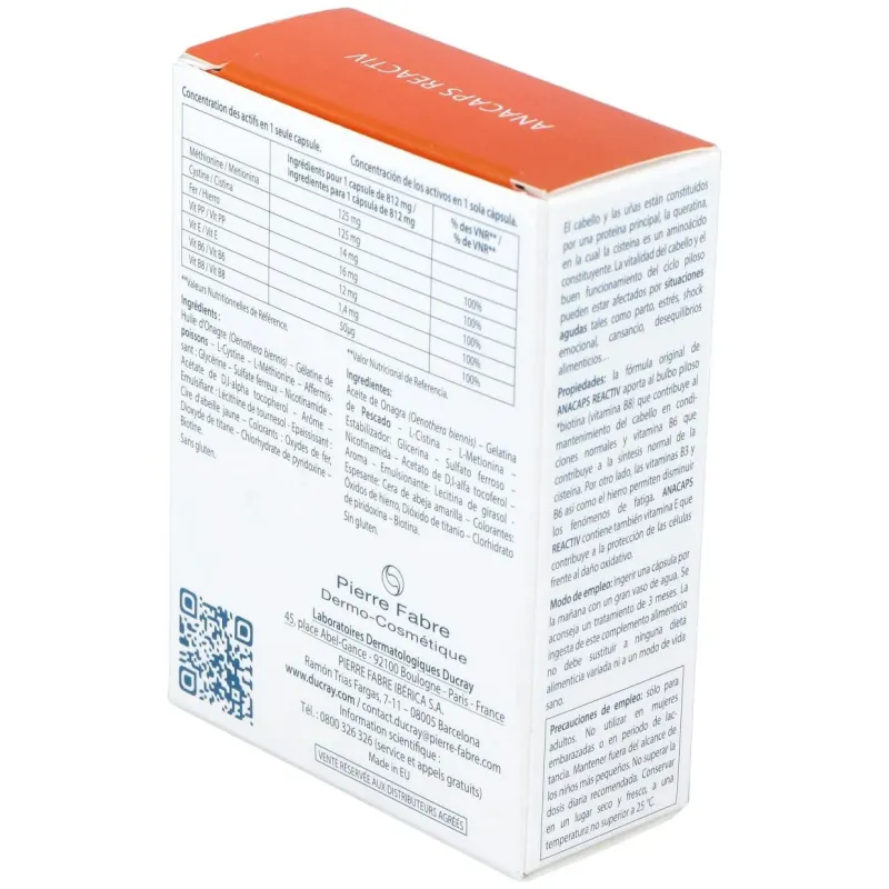 Anacaps reactiv 30cap. | Farmacia Barata