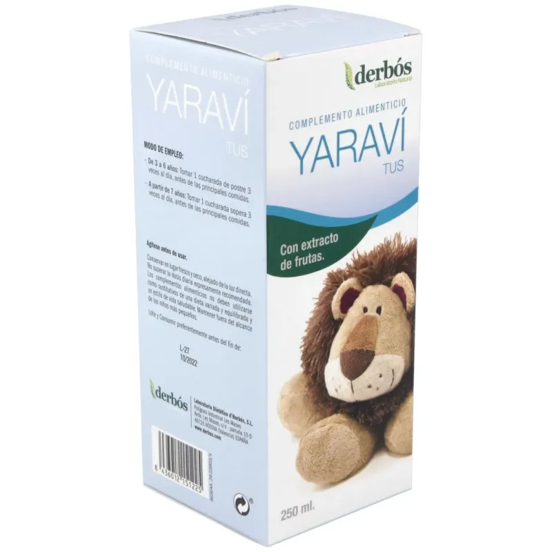Yaravi baby tus jarabe 250ml. 2 | Farmacia Barata