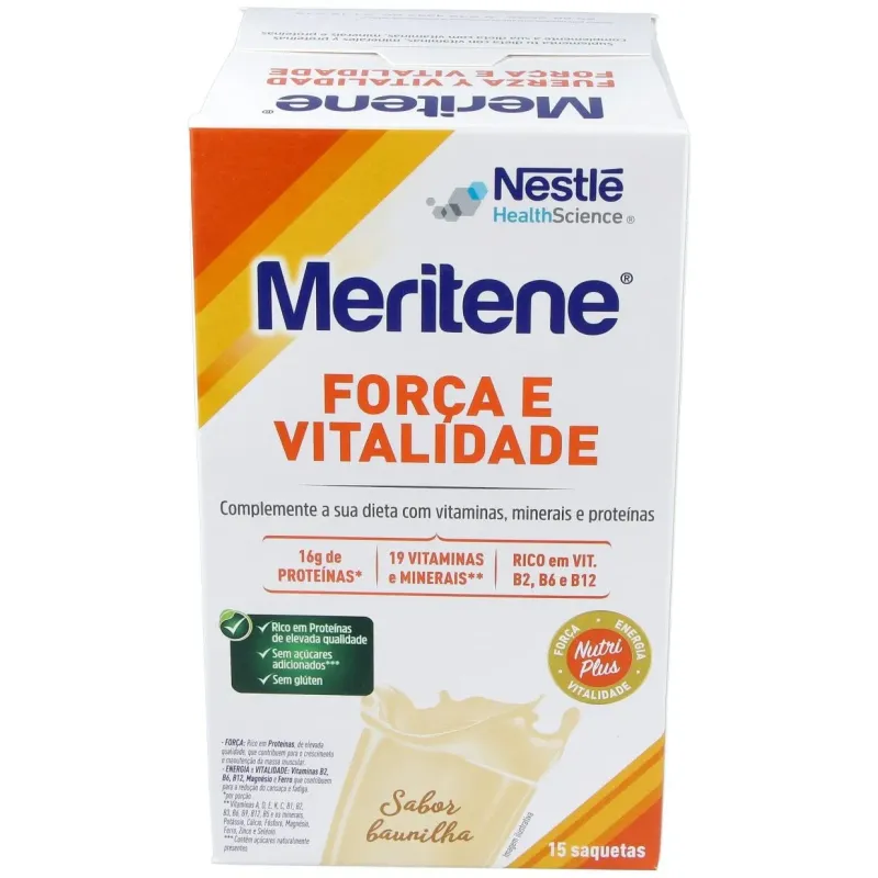 Meritene batido vainilla 15sbrs. 2 | Farmacia Barata