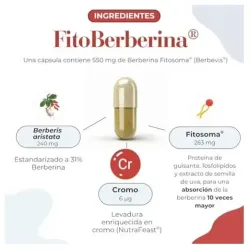 100% natural fitoberberina 30caps | Farmacia Barata