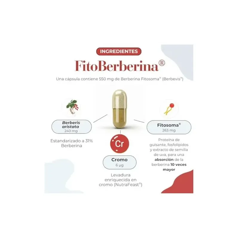 100% natural fitoberberina 30caps | Farmacia Barata