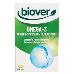 Biover omega 3 aceite de pescado 60caps