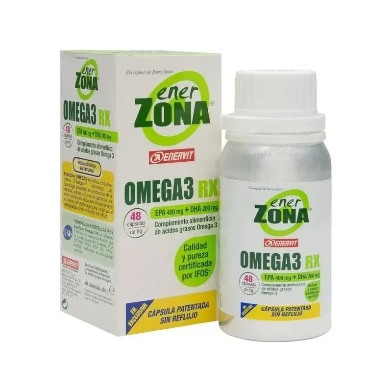 Enerzona omega 3 rx 1 gr 48 caps | Farmacia Barata