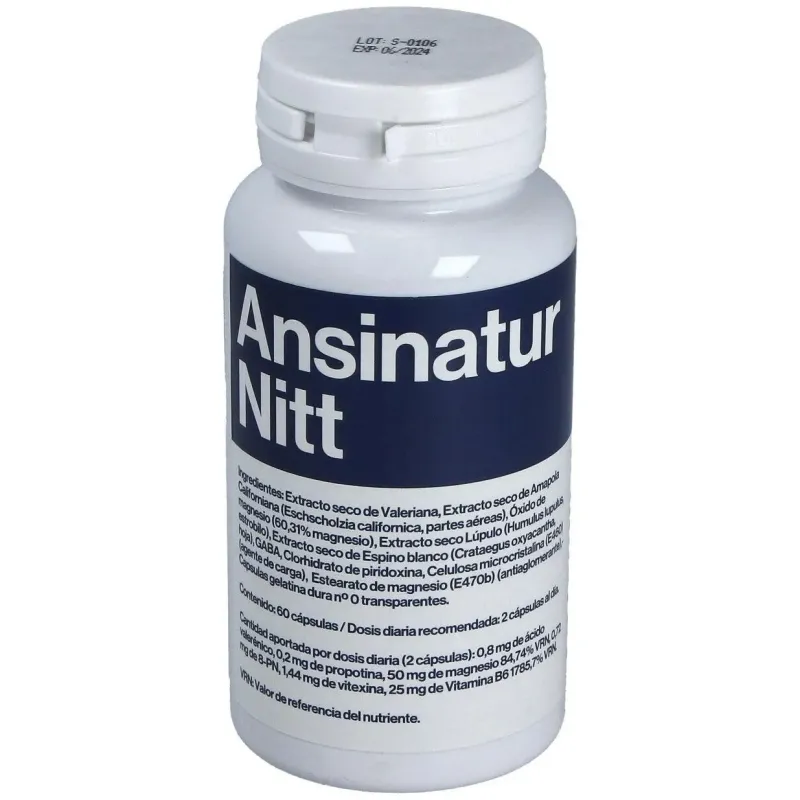 Ansinatur nitt 60cap. | Farmacia Barata