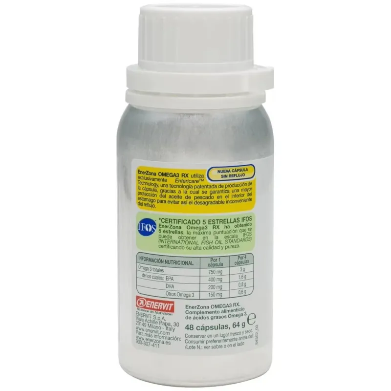 Enerzona omega 3 rx 1 gr 48 caps | Farmacia Barata