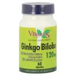Vbyotics ginko biloba 120mg 60caps