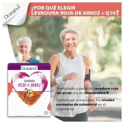 Levadura roja de arroz 2,9mg monac. k +q10 30cap | Farmacia Barata Levadura roja de arroz 2,9mg monac. k +q10 30cap | Farmacia Barata