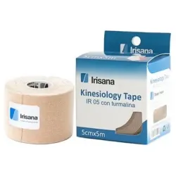 Irisana kinesiology tape con turmalina 5cmx5m beige r05.bg 1ud