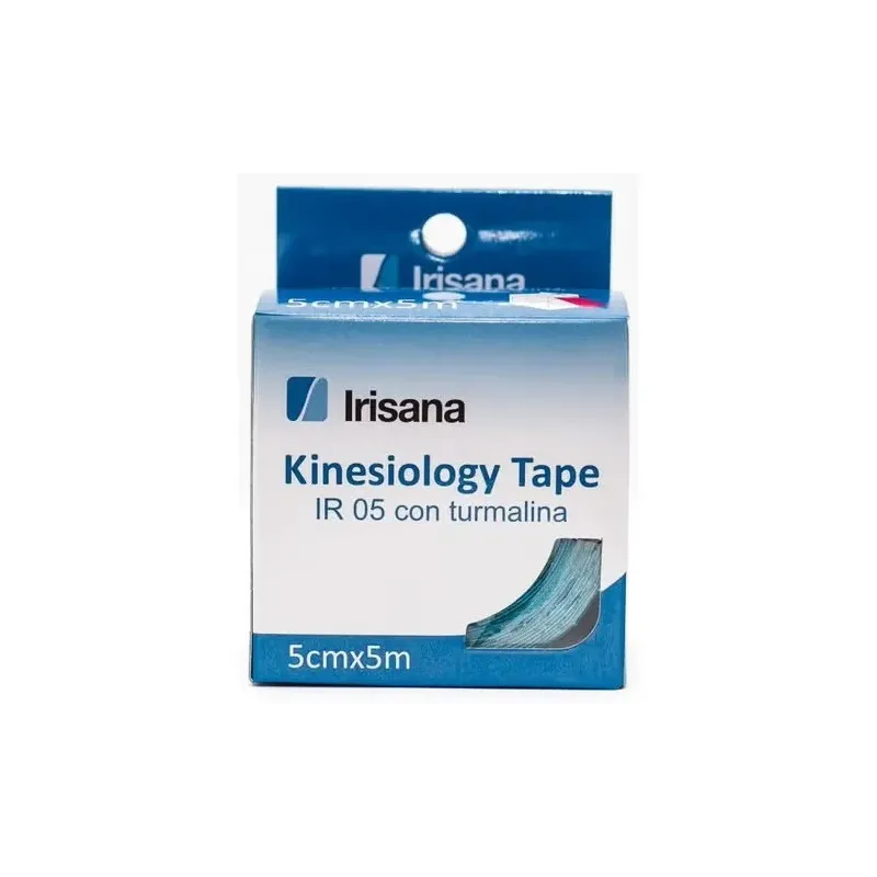 Kinesiology tape con turmalina 5cmx5m azul ir05.az | Farmacia Barata